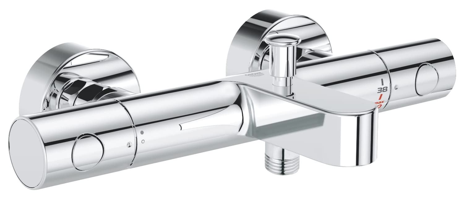 GROHE Grohtherm 800 Cosmopolitan Thermostatic Bath/Shower Mixer 1/2" Chrome 34772000