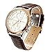 Curren Brand Leather Strap Watch for Mens Fashion Style Quartz Military Waterproof Watches