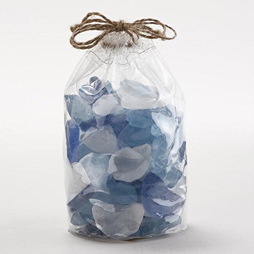 Blue Seaglass Vase Fillers - 3lb