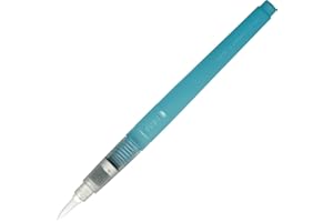 Kuretake PHYS Water brush pen Long, 15mm Large tip, for Watercolor Paint, urban outdoor travel sketch, Professional, Artists, Crafters, Made in Japan