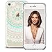 Ailun Phone Case Compatible with iPhone 8 7 Solid Acrylic Back Reinforced Soft Clear TPU Frame Ultra Slim Shock Absorption Bumper Anti Scratch Fingerprint Oil Stain Cover Mandala Mintgreen
