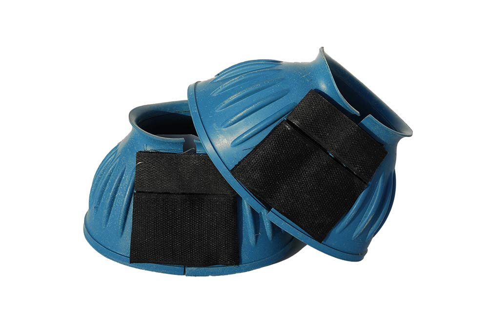 Rhinegold Touch Tape Closure Over-Reach Boots - Extra Large - Turquoise