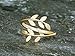 ONDAISY Matte Color Bff Best Friends Bohemian Boho Jewelry Tree Flower Leaves Laurel Leaf Adjustable Band Ring