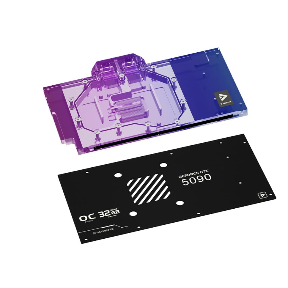 Photo 1 of Barrow Copper GPU Water Cooling Block GPU Waterblock for Asus RTX5090 RTX5090Ti RTX5080 RTX5080Ti RTX5070 RTX5070Ti RTX5060 RTX5060Ti (for Asus ROG Astral RTX 5090 D O32G Gaming)