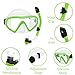 Qualeben Kids Snorkel Set Underwater Mask & Snorkel Set Comfortable Double Lens Snorkeling Mask & Breathing Tube with Flexible Silicone Mouthpiece – Swimming & Diving Gear with Anti-Leak Design