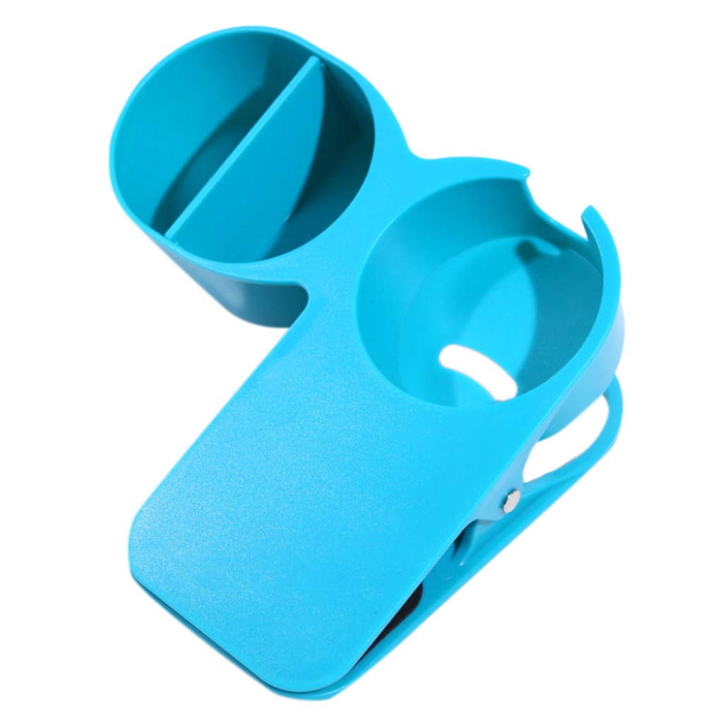 Cup Holder Clip Cup Clamp Holder with Divider Tray Cup Stand Holder On Desk Table