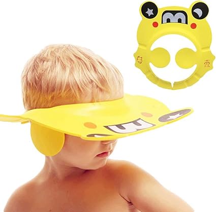 Amazon シャンプーハット 子供用 お風呂 洗髪用帽子 可愛いベビー用品 水漏れない バスグッズ シリコン 可愛い 防水 目 口 耳を保護 着脱便利 サイズ調整可 シャンプーハット ベビー マタニティ 通販