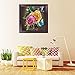 DIY 5D Diamond Painting by Number Kit, Flower Butterfly Rhinestone Embroidery Cross Stitch Ornaments Arts Craft for Home Wall Decor
