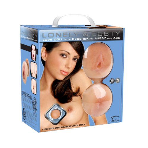 Lonely & Lusty Inflatable Love Doll with CyberSkin Pussy and Ass image