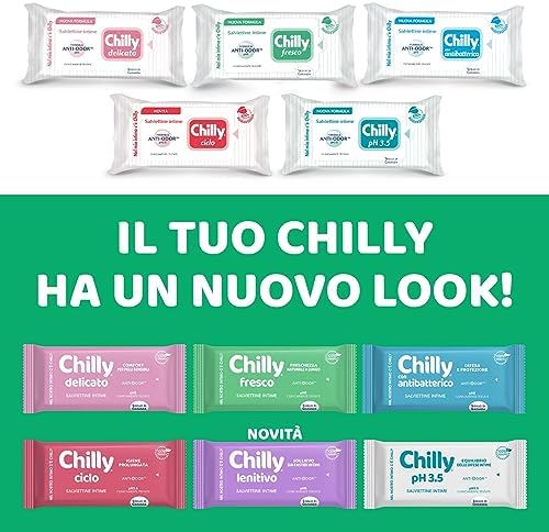 Salviettine Fresco, Salviette Igiene Intima, Azione Protettiva con Mentolo Naturale, Per Uso Quotidiano, Clinicamente Testato, pH 5, 1 Confezione da 12 Salviettine