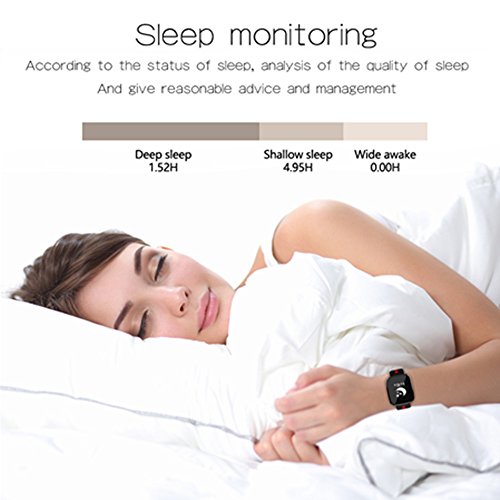 image for TechCode Fitness Tracker Running, Customized Activity Tracker with Hea