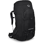 Osprey Farpoint Trek 75L Men
s Travel Backpack, Black