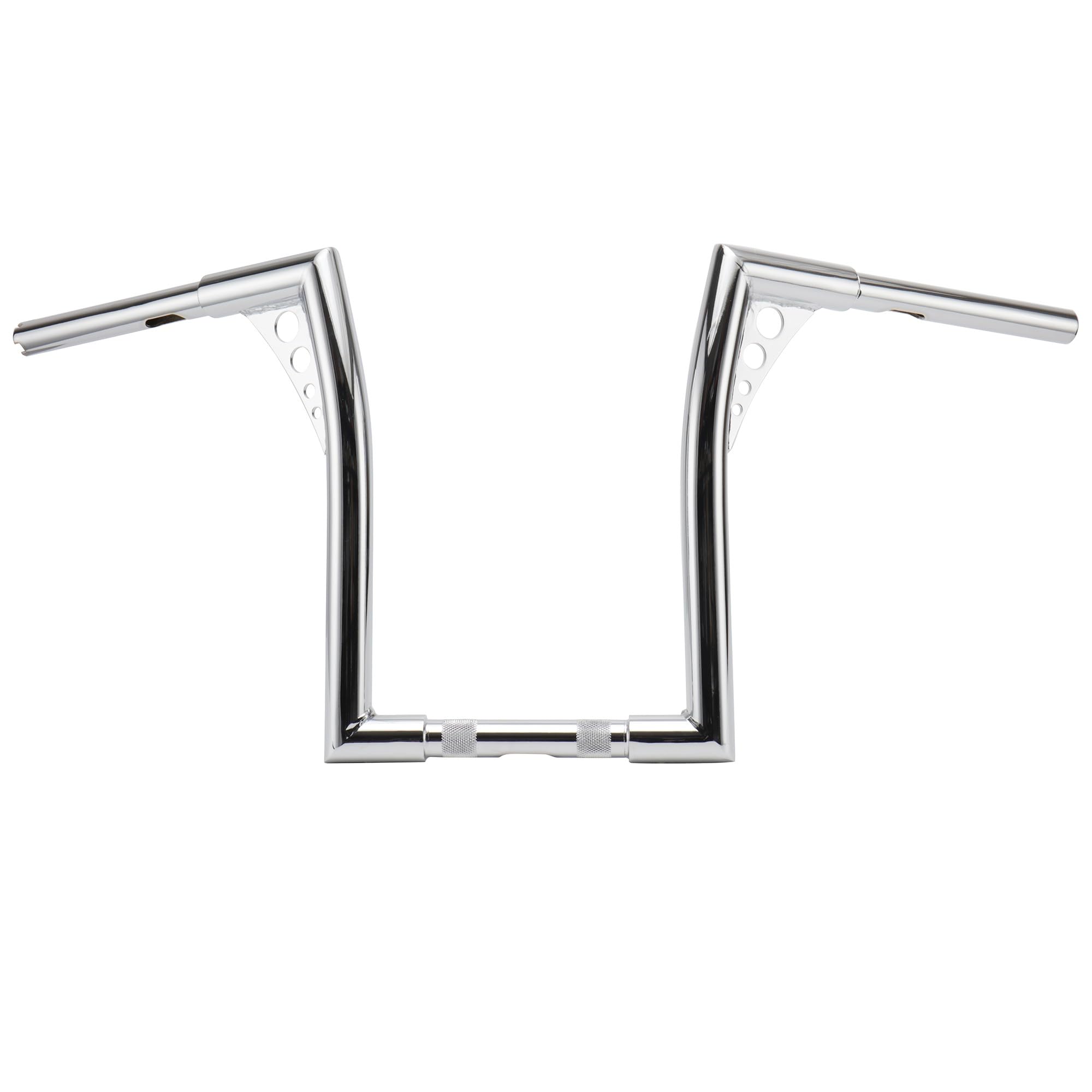 Photo 1 of 12 Inch Bat-wing Ape Hangers Handlebars for Most Harley Softail Dyna Sportster XL 883 1200/96-13 Road Glide/95-23 Road King, Chrome