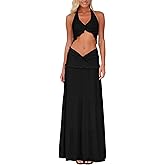 Women's 2 Piece Outfit Sexy Twist Crop Top and Bodycon Skirt Set Sleeveless Summer Y2K Pure Style Long Dress Going Out Set