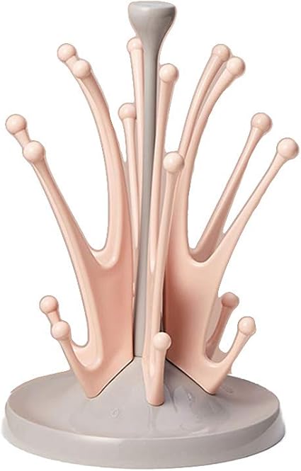 Amazon Baby I ベイビー アイ 哺乳瓶スタンド おしゃれ 乾燥 ラック スタンド 哺乳びん 赤ちゃん 出産祝い 誕生祝 プレゼントベビー用品 ベビーグッズ レッドビーン ココア ピンク 哺乳びん洗浄器具 ベビー マタニティ 通販