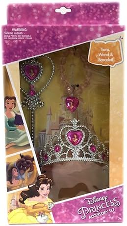 Amazon ディズニープリンセス アクセサリーセット ベル 美女と野獣 アクセサリー ディズニー ブレスレット ティアラ ステッキ プリンセス Disney コスプレ ハロウィン 即日 翌日発送 キッズコスチューム おもちゃ