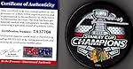PSA/DNA Marian Hossa Autographed Signed 2015 Chicago Blackhawks Stanley Cup Champions Puck