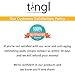 tingl Acne Treatment and Anti-Aging Face Exfoliator with Glycolic Acid, Salicylic Acid, and Lactic Acid. Natural Exfoliant, Face Toner, Pore Minimizer, and Oil Cleanser Pads For Women and Men