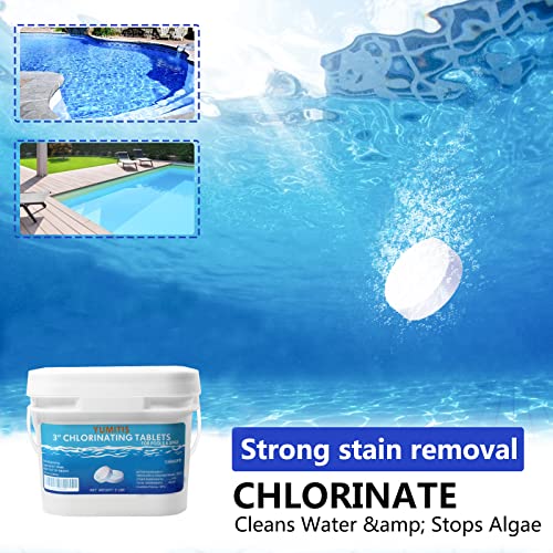[3 INCH 5 LB] 3 Inch Swimming Pool Chlorine Tablets 5 LB, 3