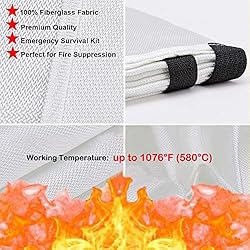 TONYKO Emergency Fire Blankets, Flame Retardant