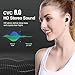 Wireless Earbuds, Bluetooth 5.0 Earphones with Digital LED Display Wireless Charging Case Cordless Earbuds for iPhone Android in-Ear Headphones Auto Pairing Deep Bass Built-in Mic Headset (Black)