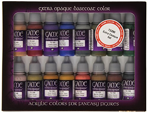 Vallejo Extra Opaque Paint Set Paint