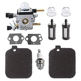 Hipa C1Q-S68 Carburetor with Air Filter Fuel Filter Spark Plug for Stihl Blower BG45 BG46 BG55 BG65 BG85 SH55 SH85 BR45C
