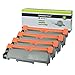 GREENCYCLE 4 Pack New Replacement for Brother TN-660 TN660 TN630 High Yield Toner Cartridge use with HL-L2300D HL-L2305W HL-L2340DW HL-L2360DW HL-L2380DW MFC-L2680W