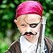 Hestya 48 Pieces Fake Mustaches, Self Adhesive Novelty Mustache Fiesta Party Supplies for Masquerade Party (16