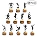 Birthday Cupcake Toppers – 48 Pieces Dance Floss Cake Decoration Party Supplies – Cupcake Toppers for Boys – Perfect for Kid’s Birthday Parties, Sleepovers, School Party, Game Night.
