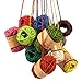 24 Rolls Colored Twine String for Crafts, 2mm Macrame Cord for Gift Wrapping - 12 Colors Twine for Crafts and Macrame Supplies (11 Yards Each, 264 Yards Total)