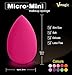 VMAGIC 5Pcs Mini Precision Makeup Sponge Beauty Foundation Sponge Blender for Flawless, Blend Foundation and Highlighter (Color in Random)
