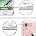 MOSNOVO Cherry Blossom Flower Floral Pattern Designed for iPhone SE 2020 Case/Designed for iPhone 8 Case/Designed for iPhone 7 Case - Clear