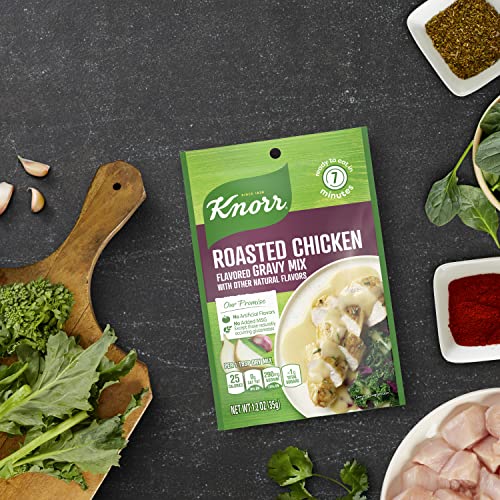 Knorr Gravy Mix For Delicious Easy Meals and Side Dishes Roasted Chicken Gravy No Artificial