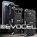 Evocel® Galaxy J1 (2016) [New Generation] Dual Layer Rugged Holster Case [Kickstand][Belt Swivel Clip] For Samsung Galaxy AMP 2 / J1 (2016) (DOES NOT fit regular J1 [2015]), Black