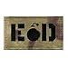 Infrared IR Multicam EOD Explosive Ordnance Disposal Morale Tactical Hook-and-Loop Patch