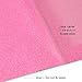 RUSPEPA Glitter Heat Transfer Vinyl -Glitter Flake Design Great for T-Shirt, Garments Canvas Bags and Other Fabrics-19.5 X 12Inch-Fluorescent Pink