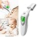 Medical Baby Forehead & Ear Thermometer FULLLIGHT TECH FDA Approved Digital Infrared Temporal Thermometer for Kids Infant Adults Patient with Fevel Alarm
