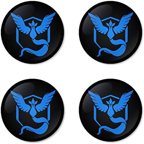 Pokemon Go Blue team Mystic badges buttons 1.75" Magnet
