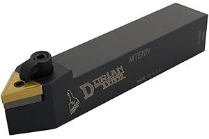 Dorian Tool MTEN Square Shank Multi-Lock Turning Holder, Neutral Cut, 3/4" Shank Width, 3/4" Shank Height, 4-1/2" Overall Length, 1/2" Insert