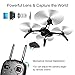 ElementDigital MJX Bugs 5W GPS Drone App Operation iOS Android 1080P 5G WiFi Camera Record Video 1-Key RTH Altitude Hold Track Flight Headless Brushless Motor, 3 Battery, Adjustable Camera Angle