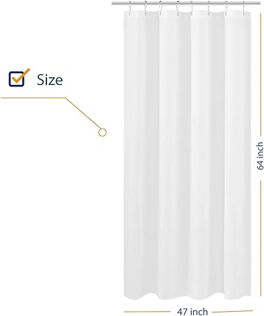 Amazon Com N Y Home Rv Shower Curtain Liner Fabric 47 X 64 Inches