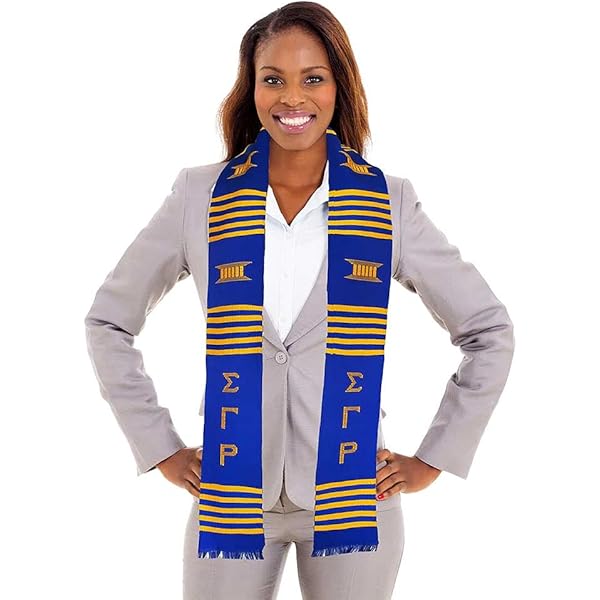 African Attire For Men Black, Pink And Green Kente Cloth Stole