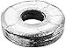Aluminum Foil Round Gas Stove Burner Covers – Pack of 100 – Disposable Bib Liners for Kitchen Gas Range Top - Keep Your Gas Range Clean with DCS Deals Drip Pans - 7.5 x 7.5 x .5” Inch Hole: 3.25 inch