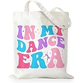 RNYJJ Dancer Gifts for Women Dance Tote Bag in My Dance Era Canvas Tote Bag Ballet Dancing Gifts