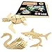 WoodFlair 3D Wooden Puzzle, Set of 3, Aquatic