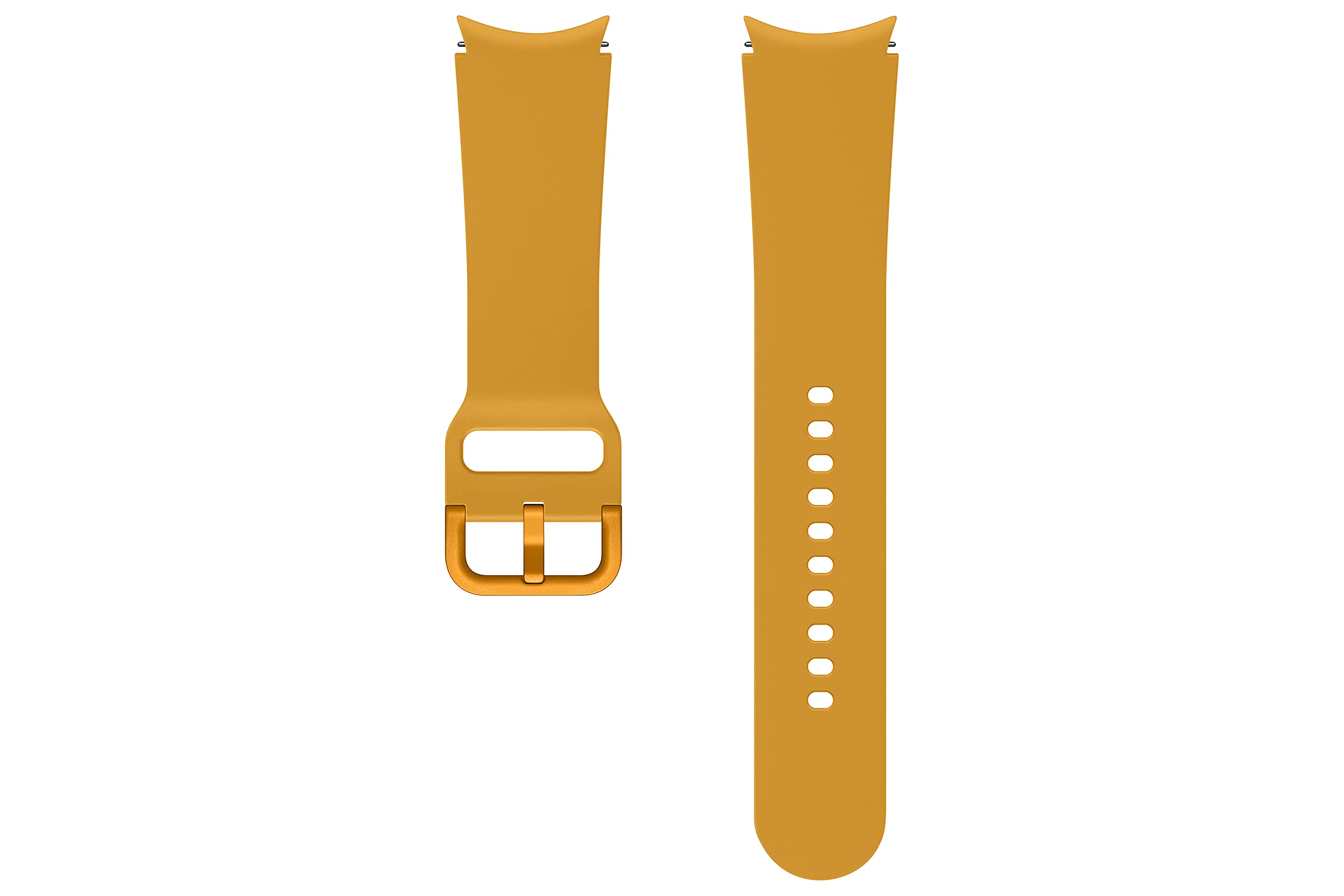 Samsung Watch Strap Sport Band (FKM) - Official Samsung Watch Strap - 20mm - M/L - Mustard