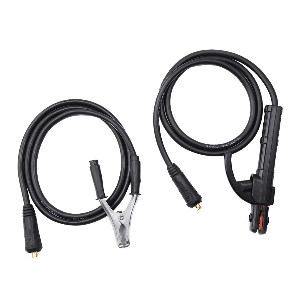 1PC 300A Stick Welding Electrode Holder Cable 1.5M Cable Connector for