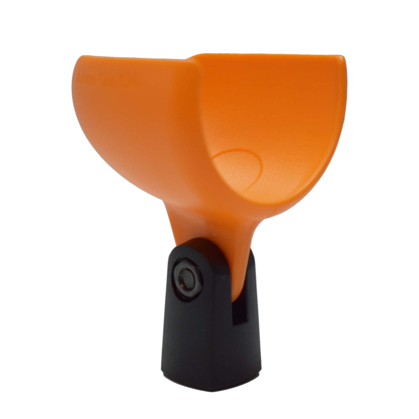 Battle Plan Harmonica Accessories Ammo Clip 520 Bullet Mic Holder Compatible With Shure 520DX Green Bullet, Superlux D112/C and Other Similar Harmonica Microphones (Bright Orange)