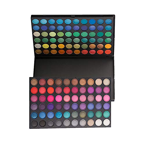 BONNIESTORE 120 Colors Eyeshadow, Eye Shadow Palette Colors Makeup Kit Eye Color Palette Christmas Gift Makeup Palette Matte and Shimmer Highly Pigmented Professional Cosmetic (#1) - Thumbnail 7